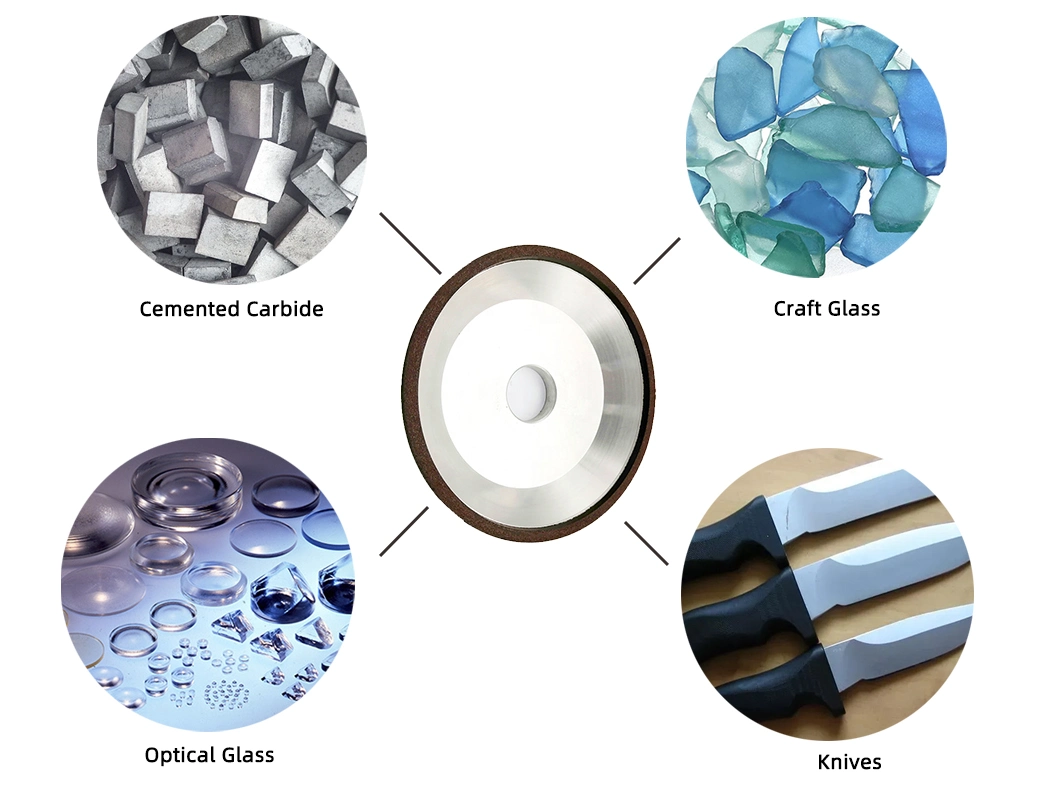 CBN 6 Inch Resin Bond Diamond Grinding Wheel for Metal for Carbide