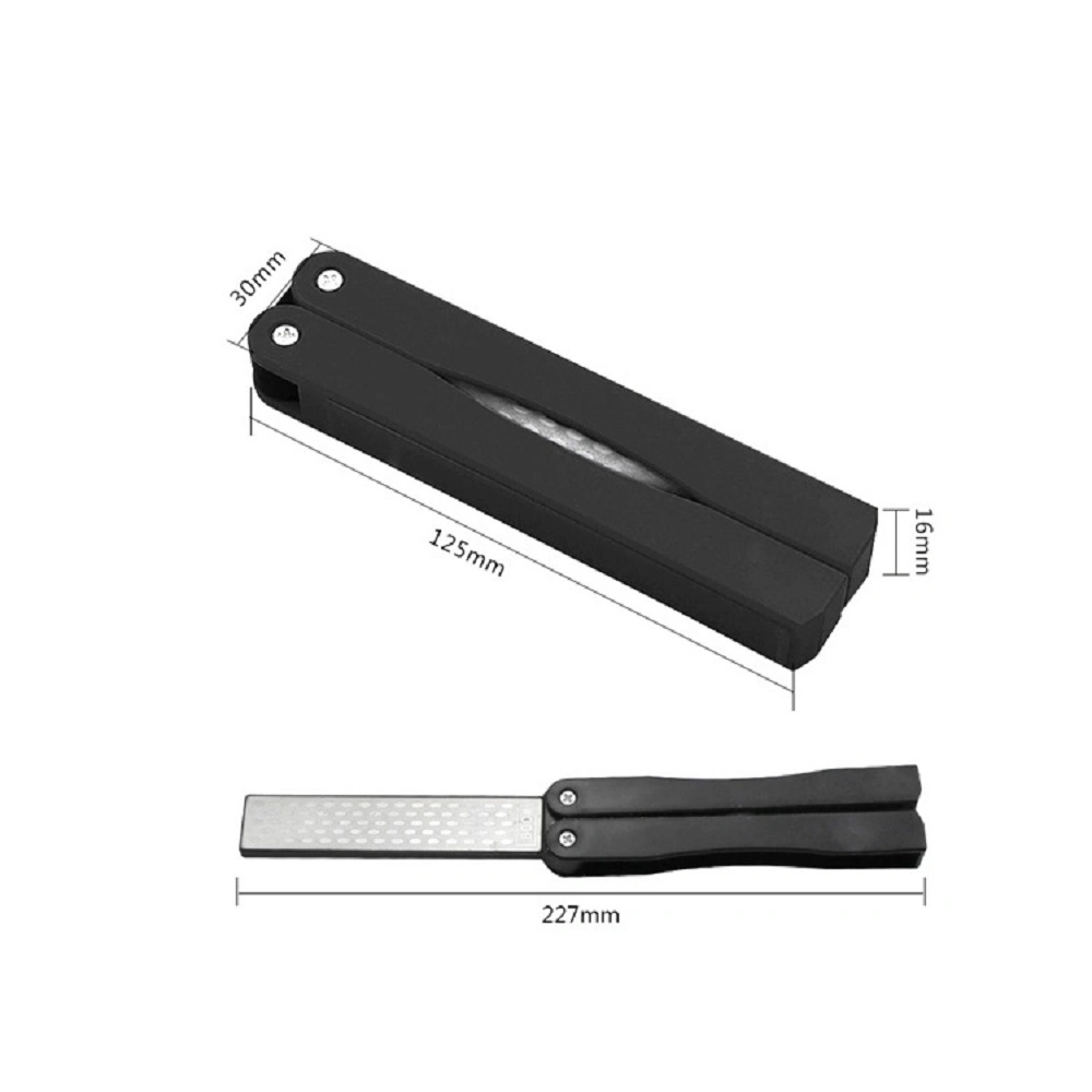 Knife Diamond Sharpener Foldable Sharpening Stone Compact Slim Wbb15766