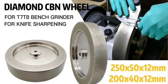 CBN Tormek Grinding Wheel T4 T7 T8 Electroplated CBN Diamond Grinding Wheel for Sharpening Knife