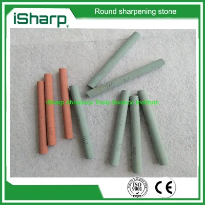 Isharp Aluminum Oxide Polishing Stone Round Sharpening Stones with High Quality